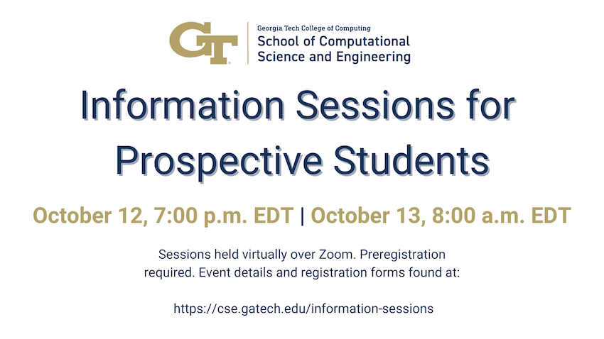 2023 Fall Information Sessions